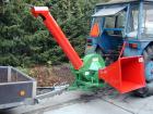 Zahradní drtič větví Pirana - za traktor s možností připojení vlečky